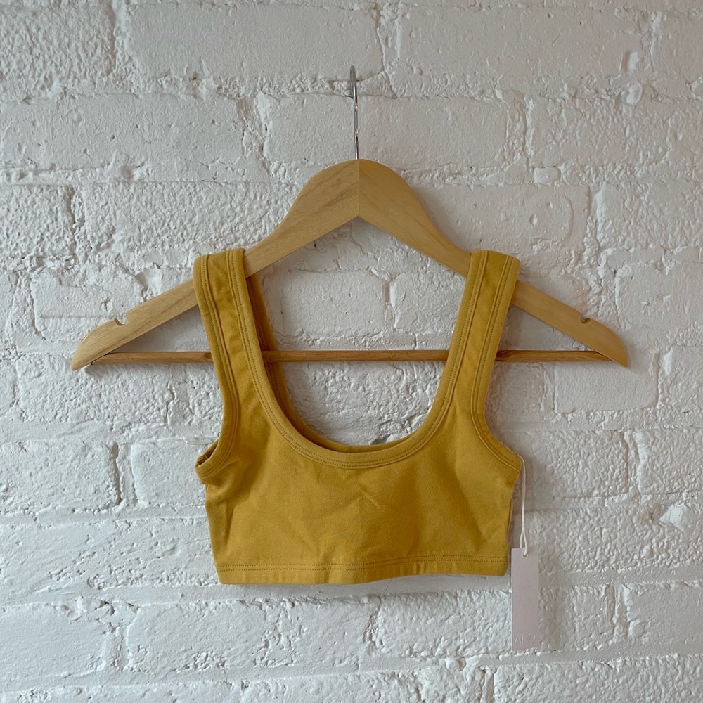 ARQ Wide Strap Bra, buttercup XS